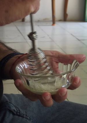 Una foto de Espuma de xoconostle y tequila Correa