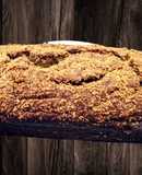Moist Banana Bread w/Toasted Coconut topping
