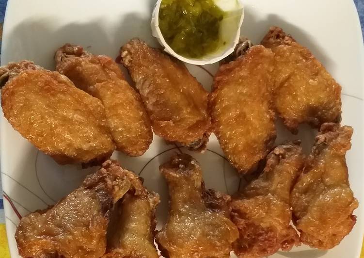 Recipe of Quick Fried Chicken Wings #Local Food Contest _Mombasa