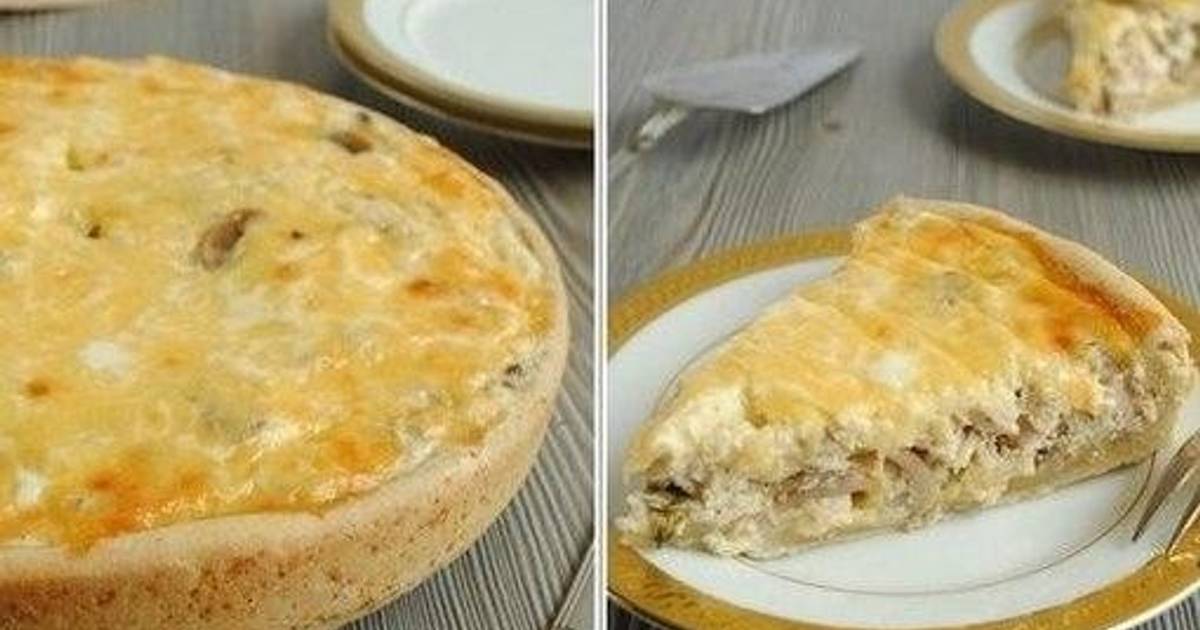 Рецепт лоранского пирога с курицей и грибами пошаговый рецепт