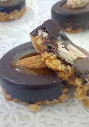 Une photo de Gâteau sans cuisson au caramel beurre salé