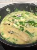 Herring Fillet In Mustard Sauce With Scallion