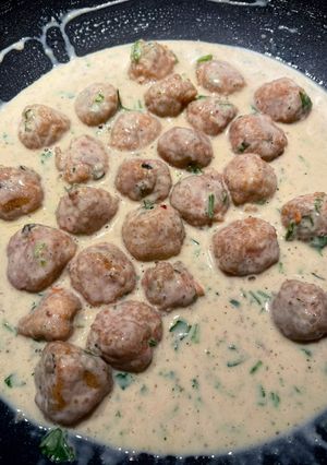 Foto resep Swedish tofu “meatballs” (vegan friendly)