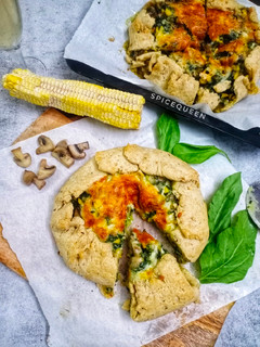 મશરૂમ સ્પિનચ કોર્ન ગૅલૅટ (Mushroom Spinach Corn Galette Recipe In Gujarati) રેસીપી મુખ્ય ફોટો