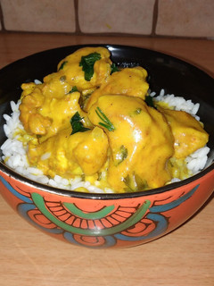 A picture of Creamy Chicken with Curry and Coconut Milk by Cook Mentors!.