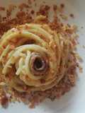 Spaghetti con burro, acciughe e mollica fritta 🌷