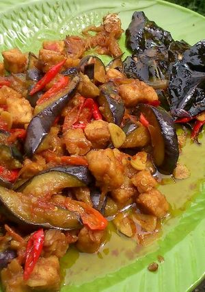 Foto resep Oseng tempe terong simple