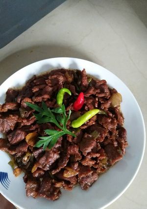 Foto resep 18. Beef Blackpaper with Green Chili