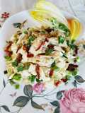 Chicorée - Lauchzwiebel - Salat