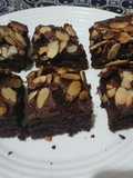 Brownies with filling coklat couverture