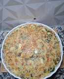 Tortilla con arroz, atún, espinaca y cia !