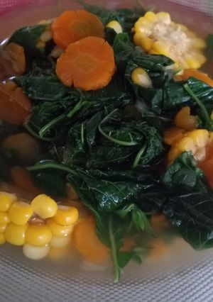 Foto resep Sayur bayam segar