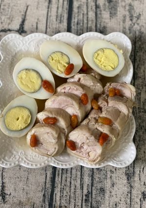 夏天開胃 醉雞和酒蛋 的食譜成品照片