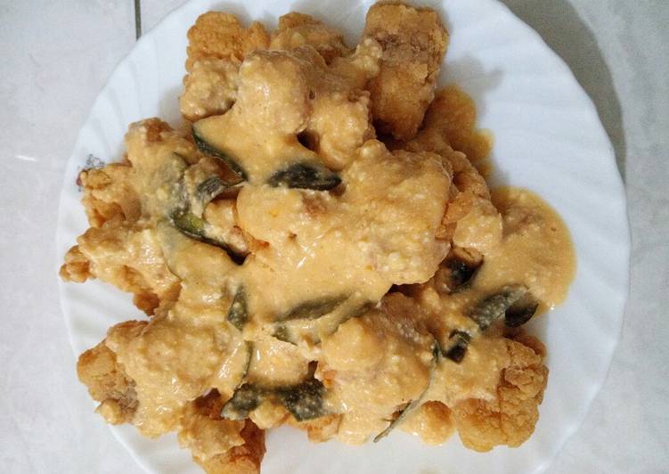 Bagaimana Menyiapkan Crispy Dory Salted Egg, Bikin Ngiler