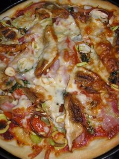 Vargányás pizza recept fotója
