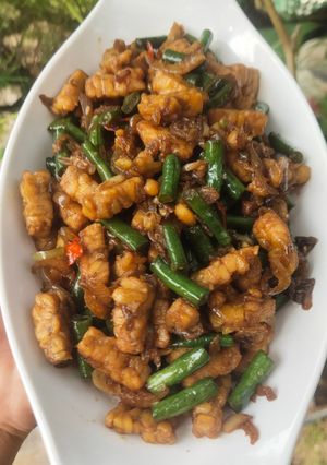 Foto resep Tumis Tempe Kacang Panjang