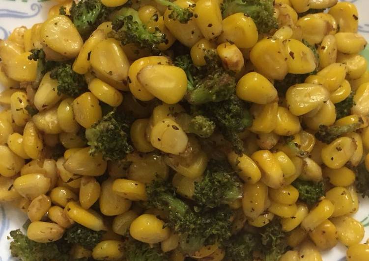 Steps to Make Perfect Broccoli And Sweet Corn Salad