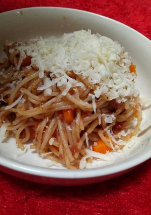 Foto resep Spagheti kornet saus barbeque
