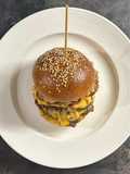 Double smash burger con bacon jam