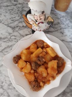 صورة لوصفة بطاطا باللحم مفروم 🥔🥩