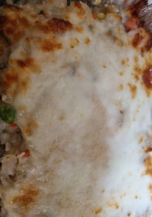 A picture of Shirataki baked rice.