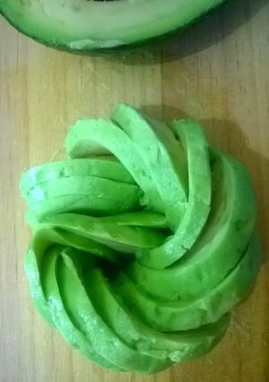 A picture of How To Create Avocado Rose.