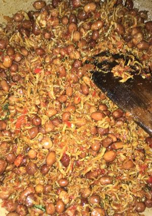 Foto resep Balado teri medan kacang