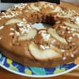 Roscón con flan de chocolate