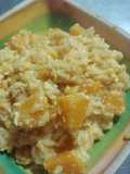 Arroz 🥘 cremoso con calabacín/anco 🧡😋