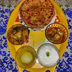 A picture of Aloo paratha.