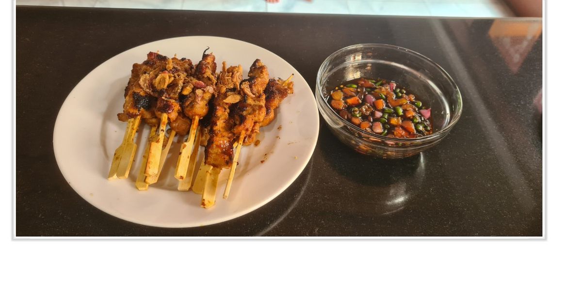 Sate ayam gurih