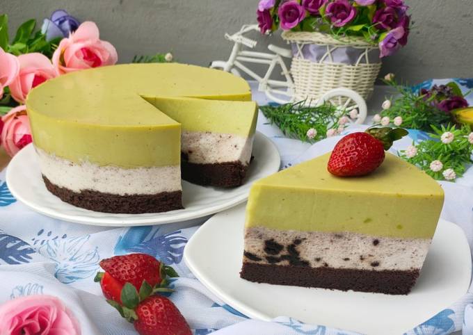 Puding busa cake brownies alpukat oreo