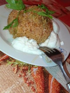 صورة لوصفة برغل تركي 🇹🇷🥀😋
