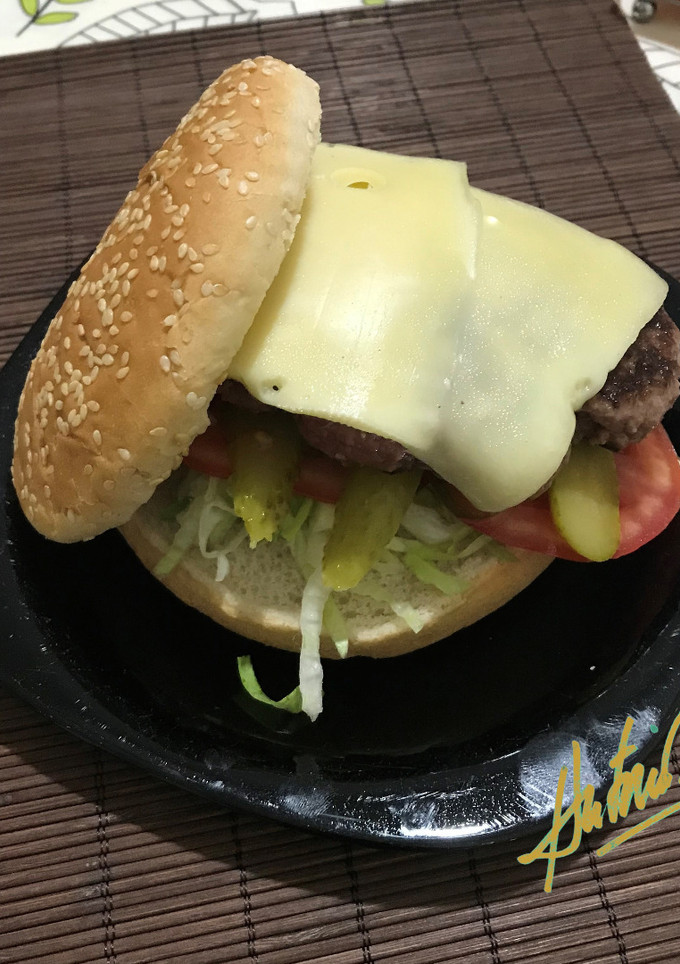 Una foto de Hamburguesa de ternera