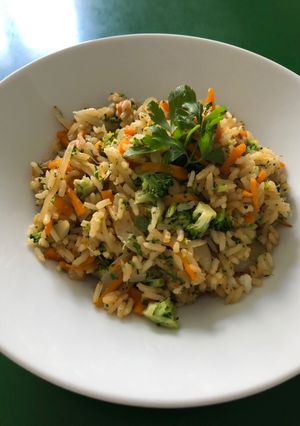 Foto principal de Arroz con verduras salteadas