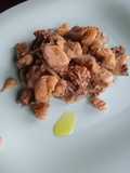 Gnocchi di zucca con buzzonaglia e castagne