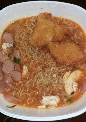 Foto resep 'Shin Ramyun' Jung Hwan