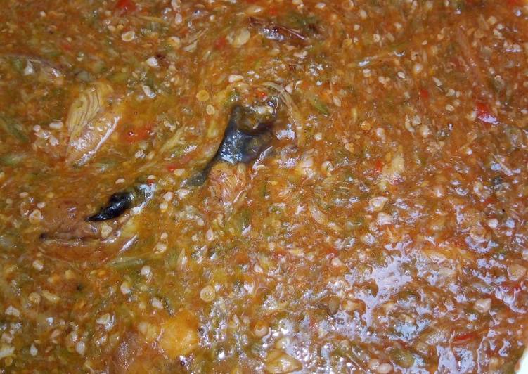 Simple Way to Prepare Favorite Okro soup with dry fish