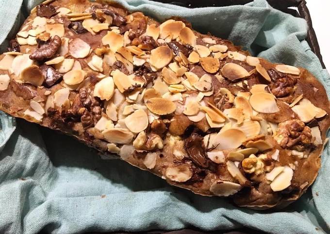 Comment faire Préparer Savoureux Gâteau pomme canelle noix chocolat 🍫