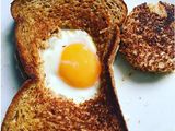 Simple Grilled Cheese and Fried Egg Sandwich