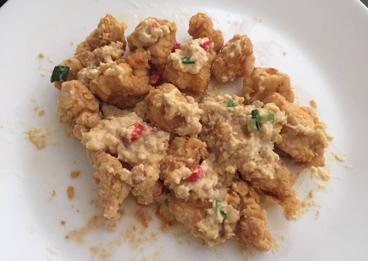 Resep Chicken salted egg yang Lezat Sekali