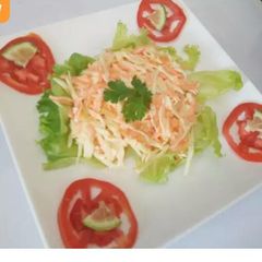 A picture of Coleslaw salad.