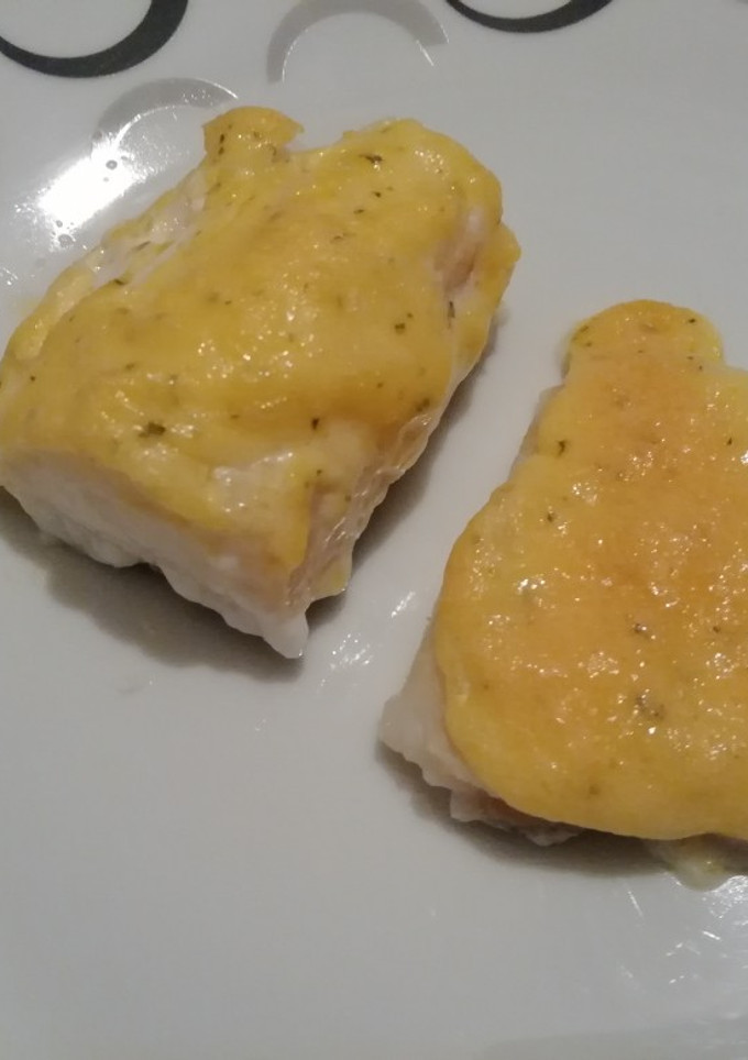 Una foto de Bacalao gratinado con alioli