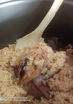 Foto resep Nasi Ayam Bumbu Rendang