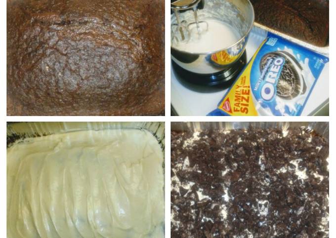 Steps to Prepare Quick # 12 Plates Oreo Cake