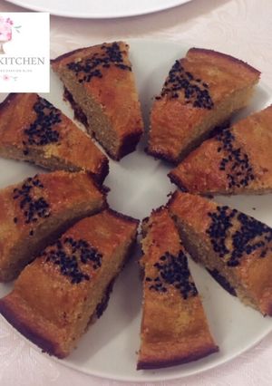 صورة لوصفة كيكة الدخن بالتمر 🍪🍞☕️
