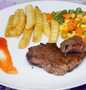 Cara Gampang Membuat Resep 22. Steak Home Made #BikinRamadanBerkesan yang Lezat Anti Ribet, Uenak Banget