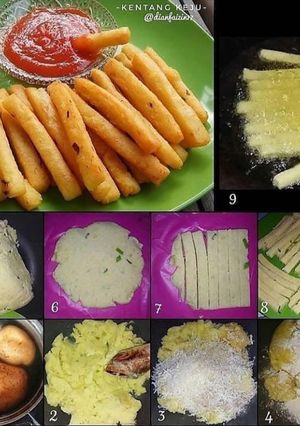 Foto resep Stik Kentang Keju