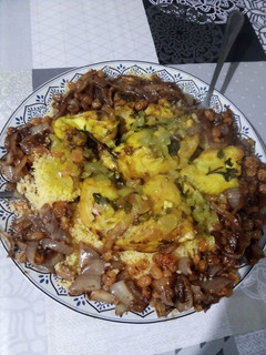 Una foto de Cous cous dulce