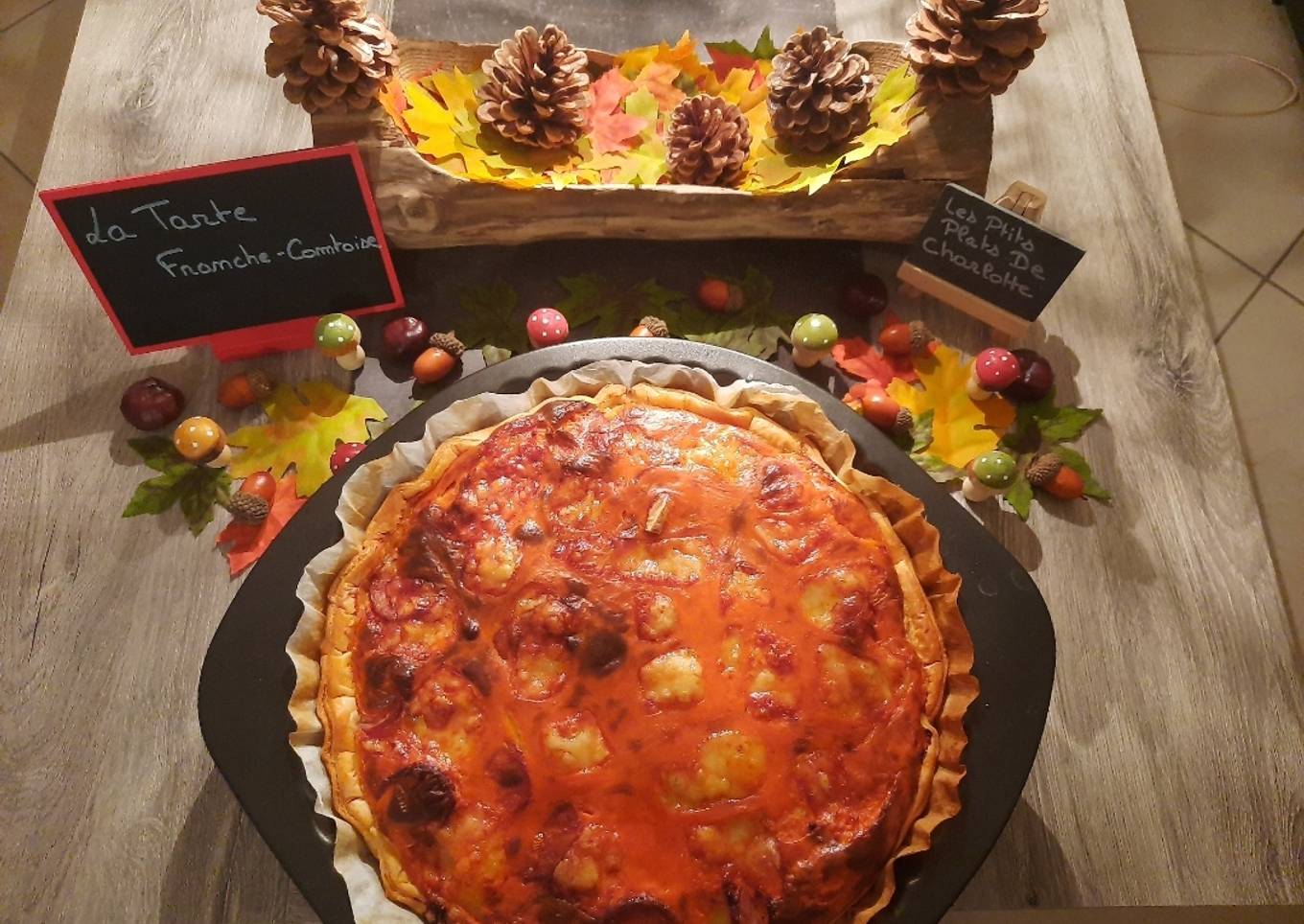 La tarte Franche-Comtoise